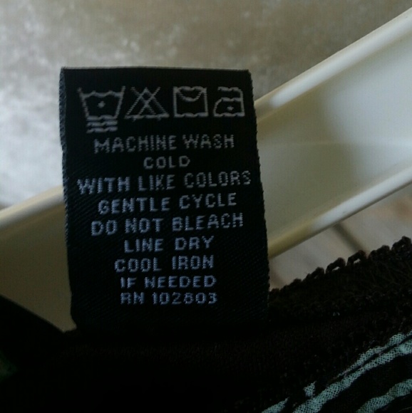 Mint & Brown Skirt - Picture 4 of 8